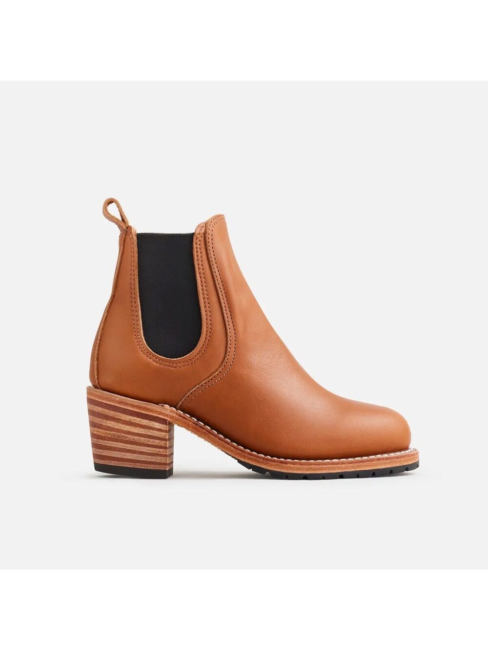 Red Wing Harriet Pecan Leather Heeled Chelsea Boots Size 10